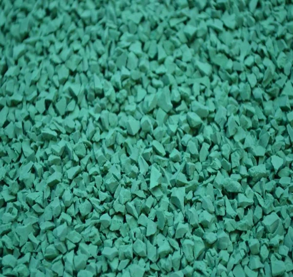 PATINA GREEN EPDM recycled rubber granules for flooring