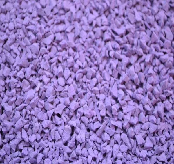 PURPLE EPDM recycled rubber granules for flooring