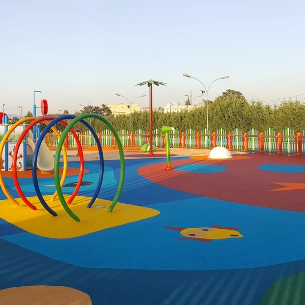 Poured-in-Place (Wet Pour) EPDM Flooring