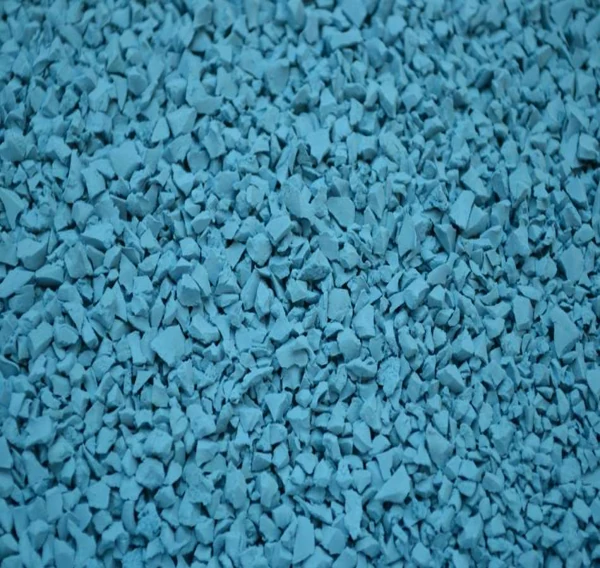 TEAL EPDM recycled rubber granules for flooring